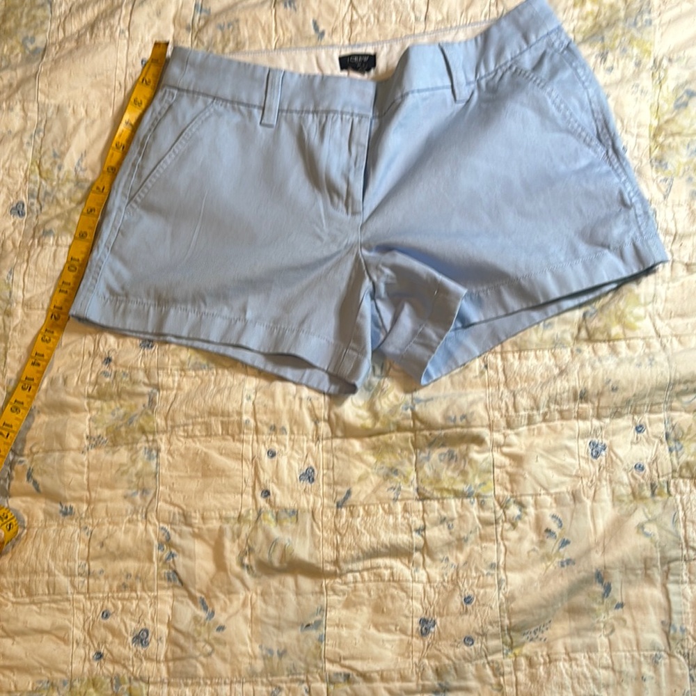 J. Crew Blue Bermuda Shorts Classic Cotton Blend